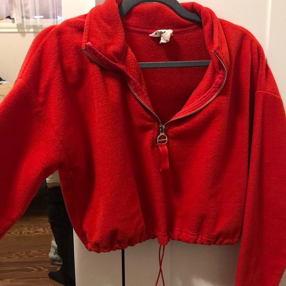 Red half zip sweater - Picture 1 of 2
